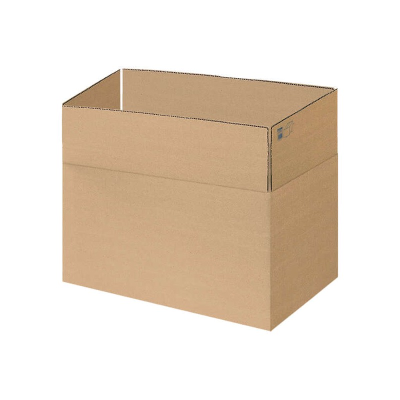 Scatole da imballaggio Dohe a 4 lembi - Dimensioni 600x400x290 mm - Cartone ondulato da 3 mm - Resistente e durevole - I