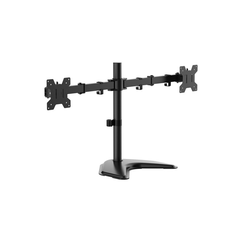 Aisens Supporto da tavolo per monitor/TV con Eco Stand Girevole e inclinabile 10Kg (3 punti di rotazione - 2 bracci) Sup