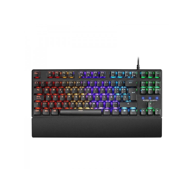 Tastiera meccanica Mars Gaming MKXTKL - TKL ultracompatta - Interruttori OUTEMU SQ - Retroilluminazione RGB - Poggiapols