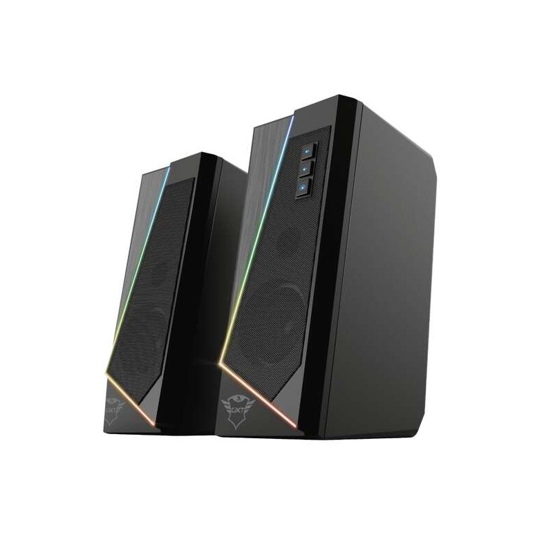 Trust Gaming GXT 609 Zoxa USB 2.0 Altoparlanti 12W - Illuminazione LED RGB - Altoparlante da 40 mm - Colore nero