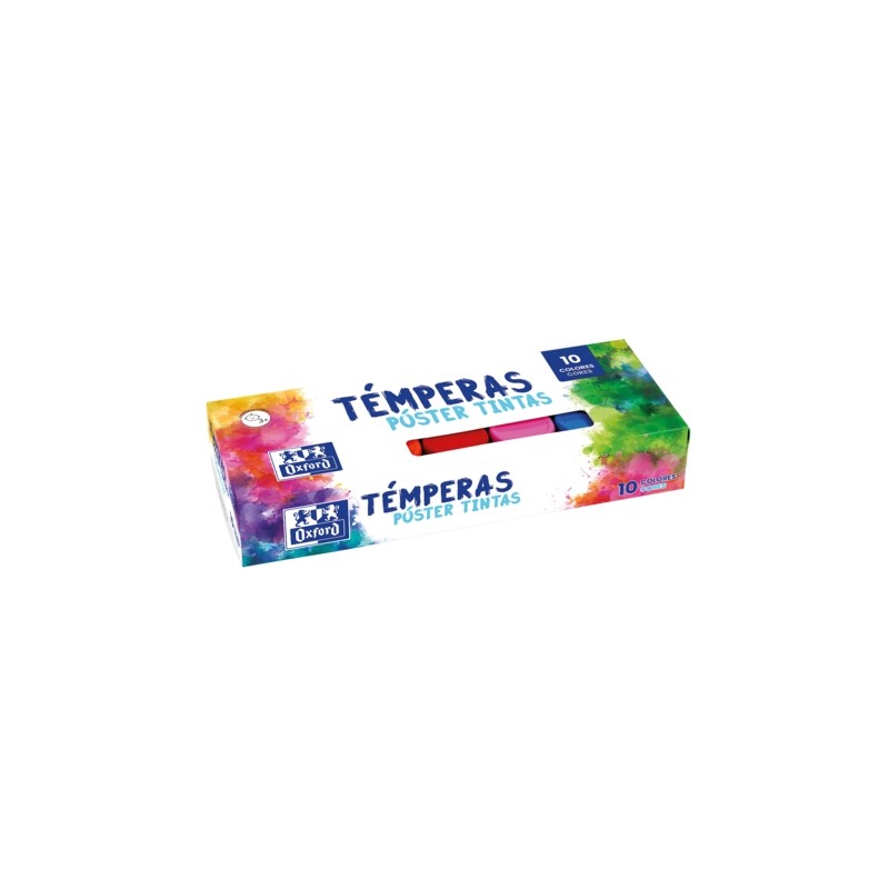 Tempera Oxford 20ml - Alta pigmentazione - Facile da miscelare - 10 colori