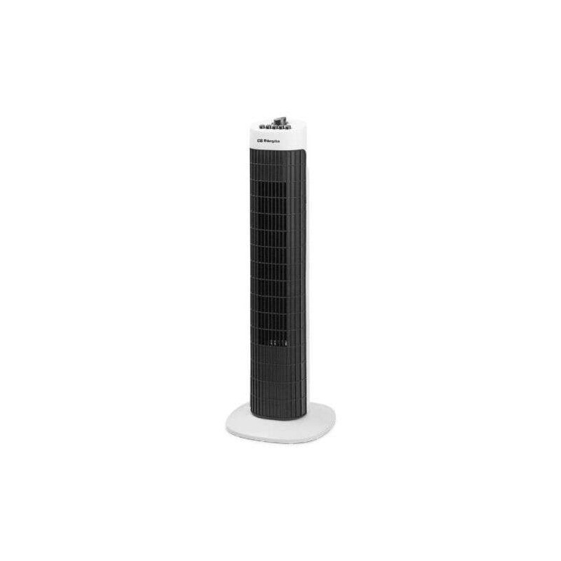 Orbegozo TW-0730 Ventilatore a torre oscillante - 3 velocità - Flusso d'aria potente - Pratico e funzionale - Colore bi