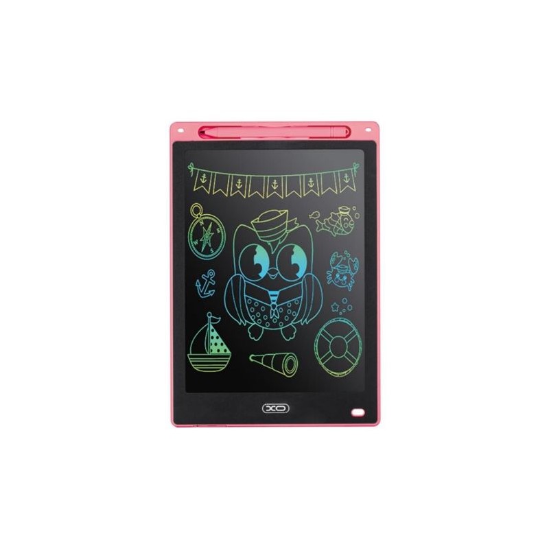 Tavoletta digitale XO - Schermo da 10 - Concavo per penna - Cancellabile con un solo tocco - Rosa