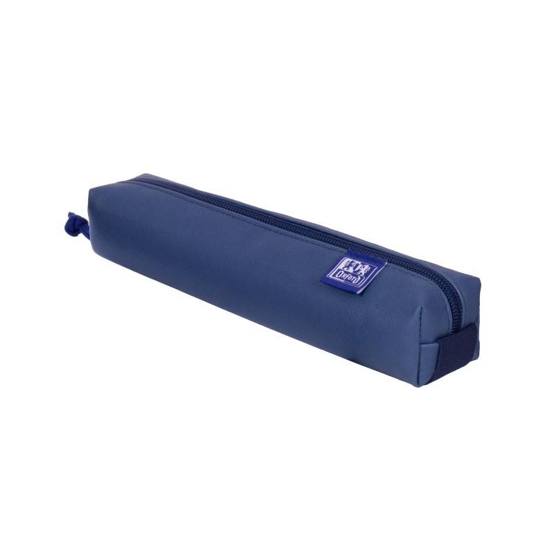 Oxford Kangoo e You Small Square Pencil Case - Realizzato in nappa - Fascia elastica per agganciarlo al notebook - Color