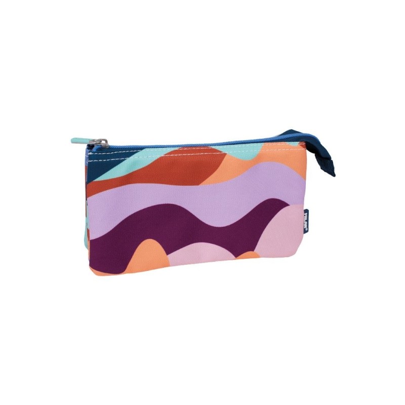 Milan The Fun Astuccio per matite a 5 scomparti - Chiusura a cerniera