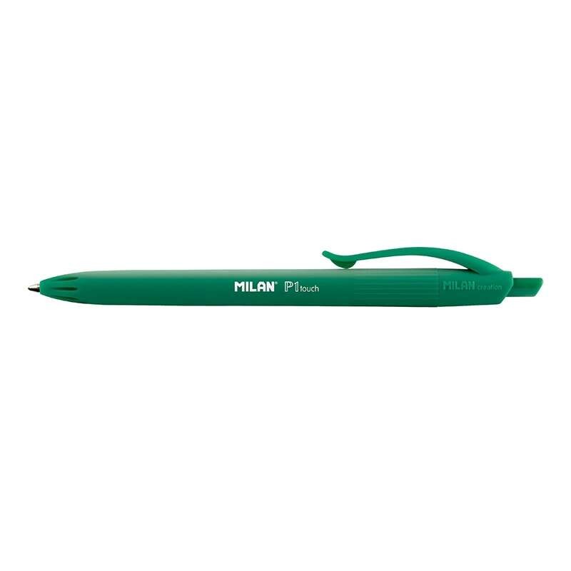 Milan P1 Touch Ballpoint Penna a sfera retrattile - Tonda 1 mm - Inchiostro a base d'olio - Scrittura scorrevole - Dista