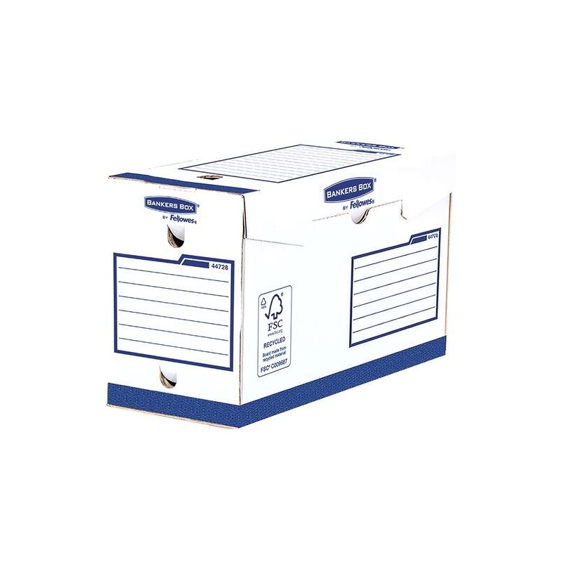 Fellowes Bankers Box Basic Confezione da 20 scatole portadocumenti definitive A4+ 150 mm - Extra resistenti - Montate a 