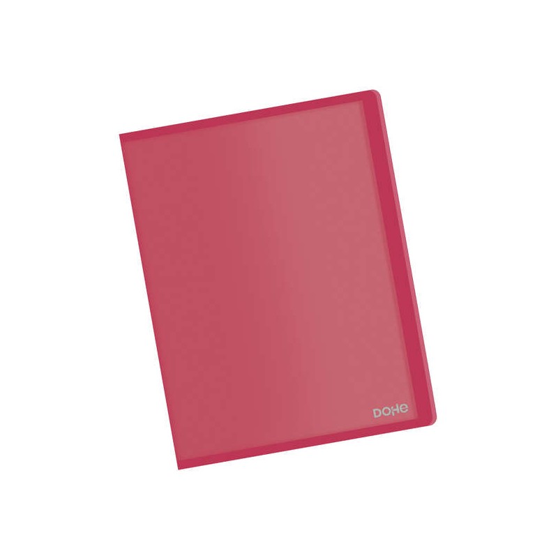 Cartelle a libro Dohe A4 Din A4 - Copertina flessibile in polipropilene - Tasche trasparenti saldate - Organizza i tuoi 