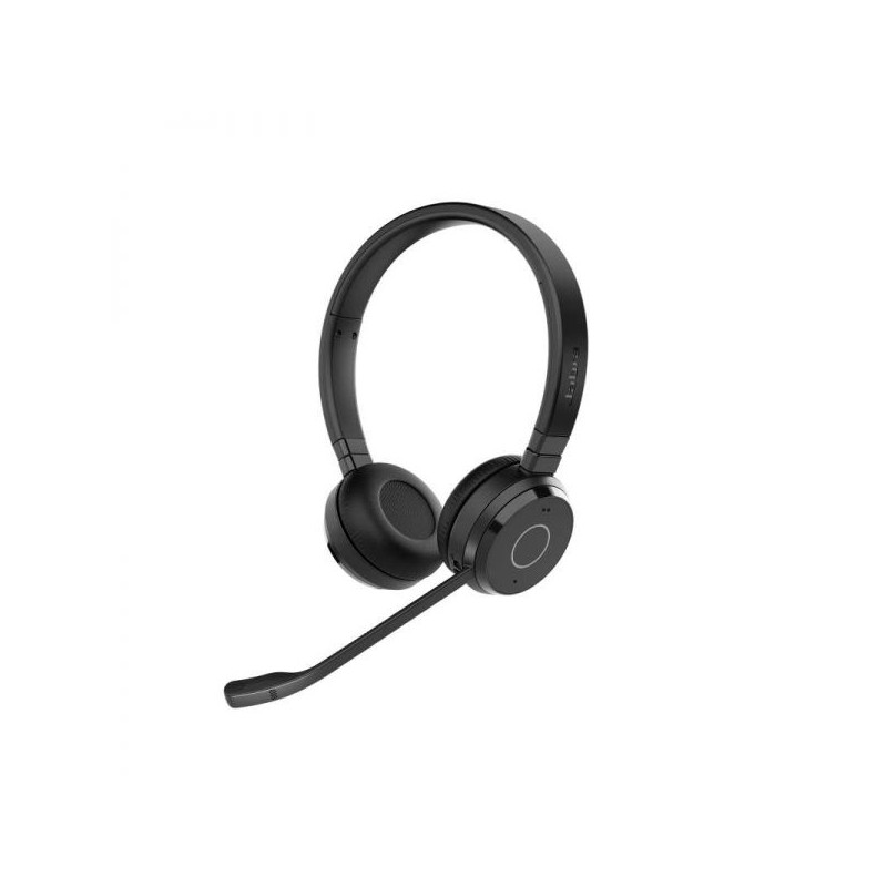 Jabra Evolve 65 TE UC Cuffie Bluetooth stereo con microfono - Cancellazione del rumore - Durata della batteria fino a 12