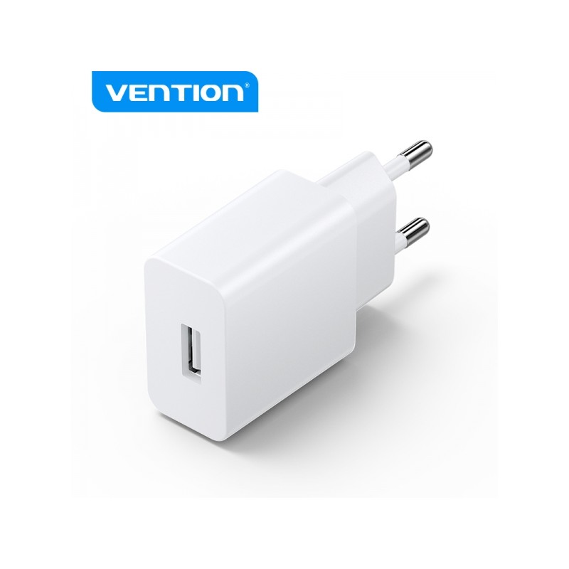 Vention Caricatore da parete USB-A 5W 1A PSD15-5W - Bianco - UE