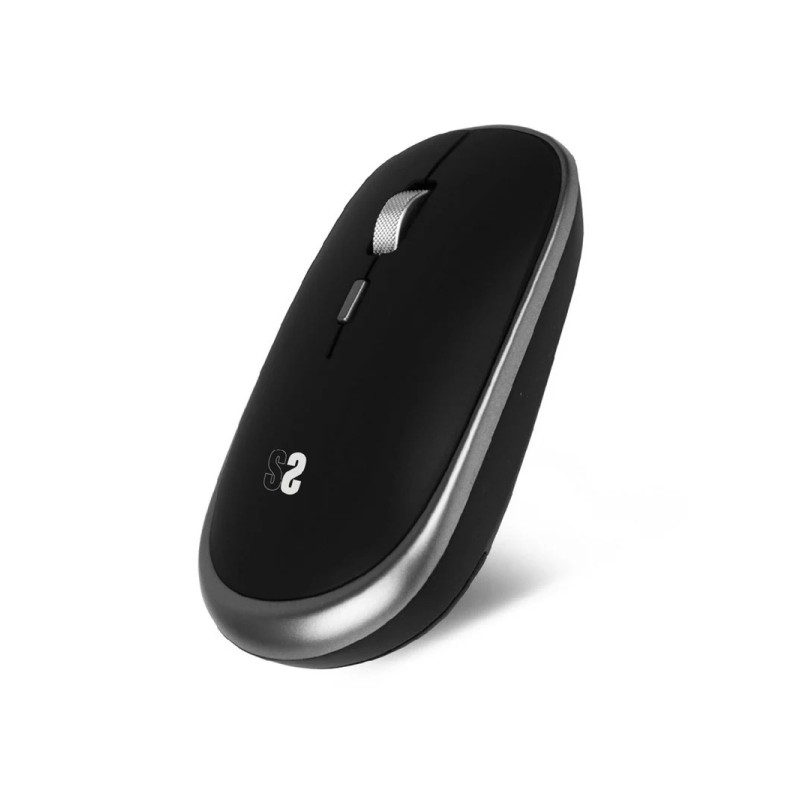 Mini mouse wireless Subblim - Design ergonomico ed elegante - Connessione USB Plug e Play - Tecnologia Silent Click - Am