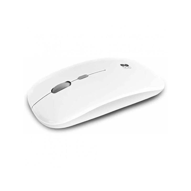 Subblim Dual Flat Mouse - Doppia connessione - Click silenzioso - Batteria ricaricabile - Rotella in silicone - Precisio