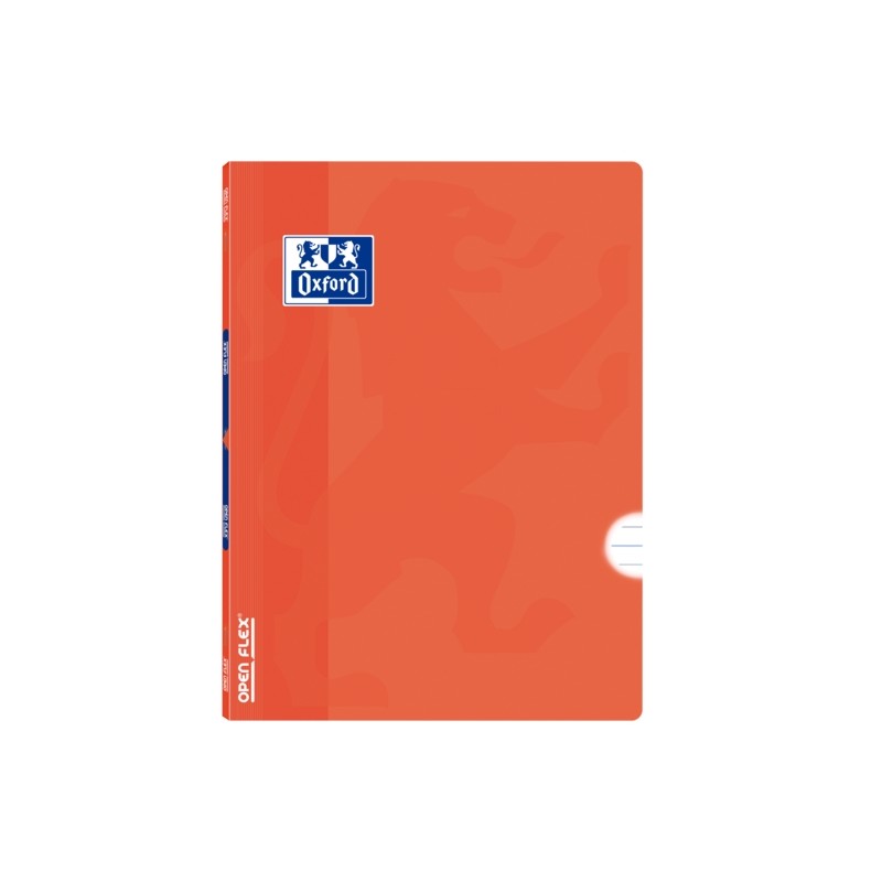 Oxford School Classic Openflex A4 Quaderno con punti metallici - Copertina in plastica resistente - 1 riga con margine -