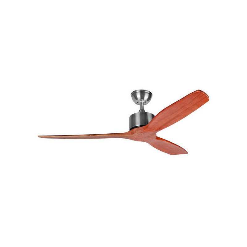 Orbegozo CF 98132 Ventilatore da soffitto - 3 pale in legno naturale - Telecomando - Timer - Potenza 70W