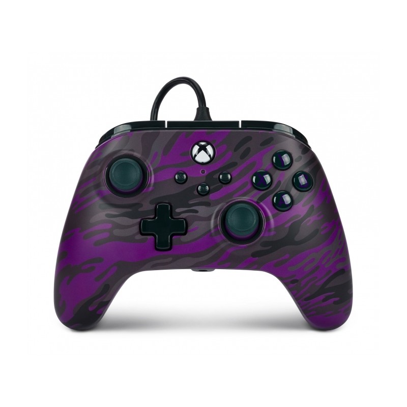 Controllore cablato PowerA Advantage per Xbox X Serie X|S - Viola Camo
