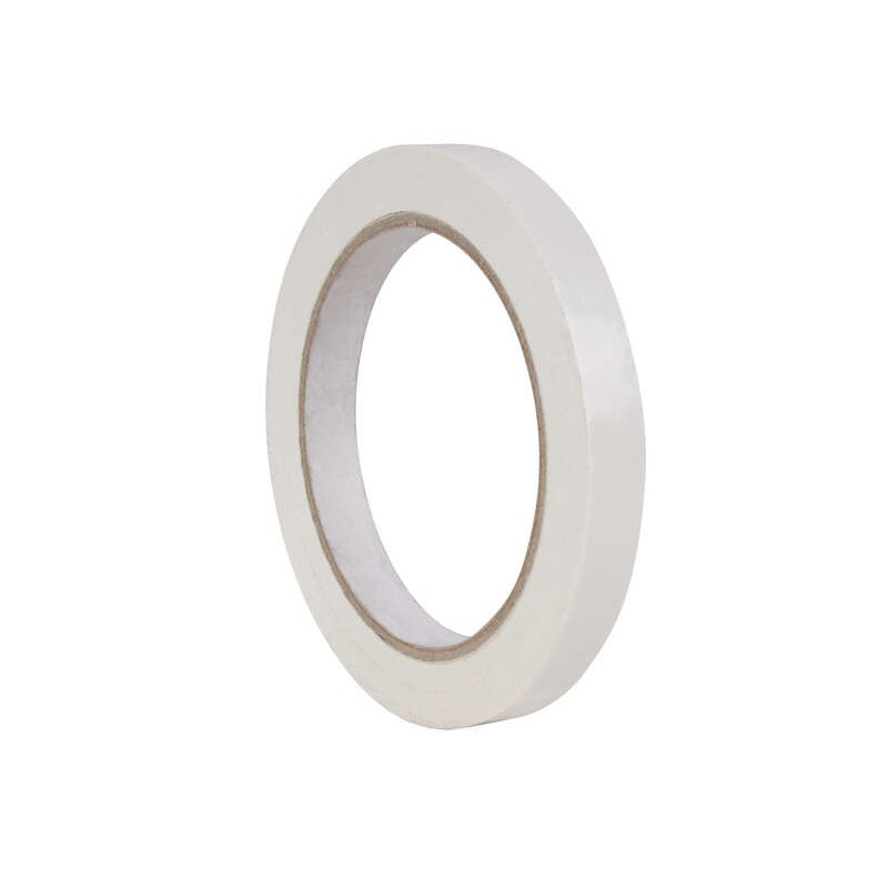 Nastro adesivo Apli bianco 12 mm x 66 m - Resistente allo strappo - Facile da tagliare - Adesivo di alta qualità bianco