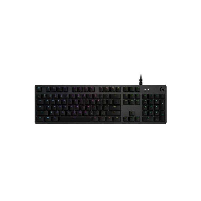 Tastiera meccanica da gioco Logitech G512 USB - Tasti meccanici GX Brown - Illuminazione RGB Lightsync - Superfici metal