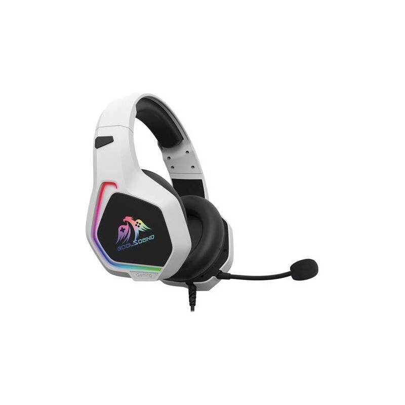 Coolsound G6 Cuffie da gioco con microfono - USB per illuminazione a LED - Archetto regolabile - Padiglioni auricolari i