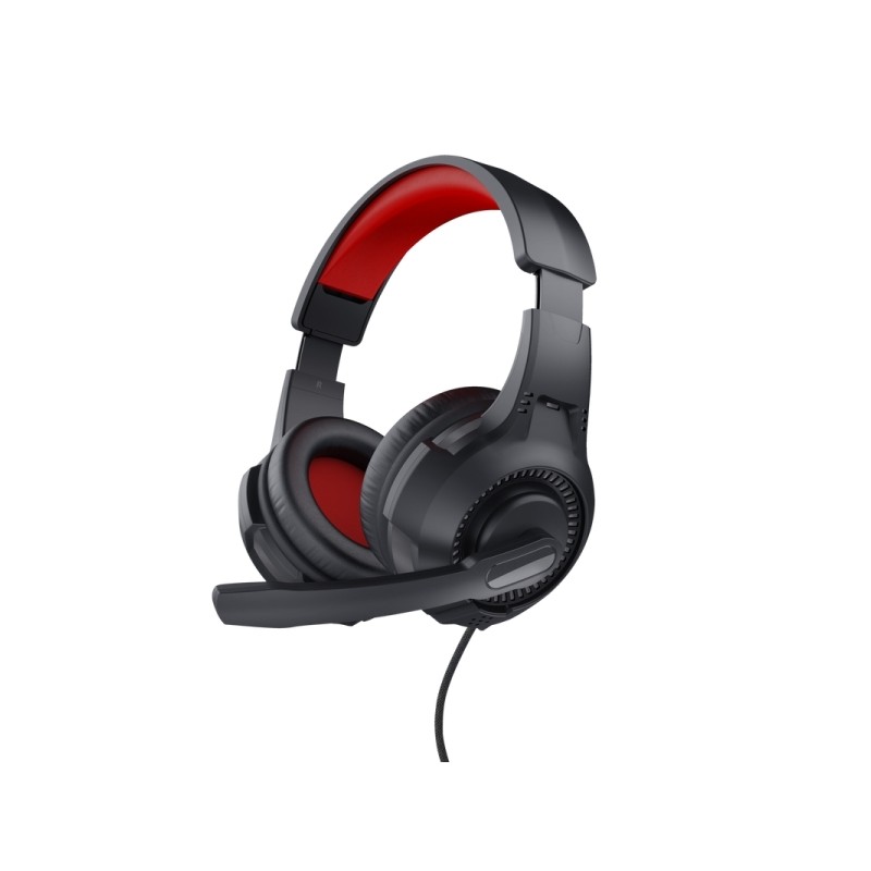 Trust Circumaural Gaming Headset - Microfono pieghevole - Archetto regolabile - Suono stereo - Microfono a condensatore 