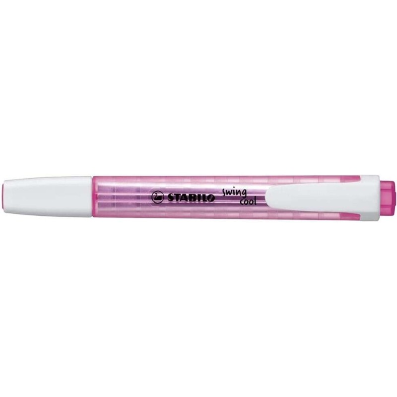 Marcatore Stabilo Swing Cool Fluorescente - Corpo piatto - Punta smussata - Linea da 1 a 4 mm - Inchiostro a base d'acqu