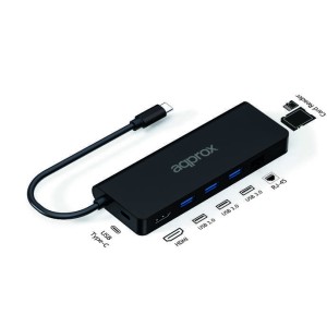 Hub USB-C 8 in 1 con 3x...