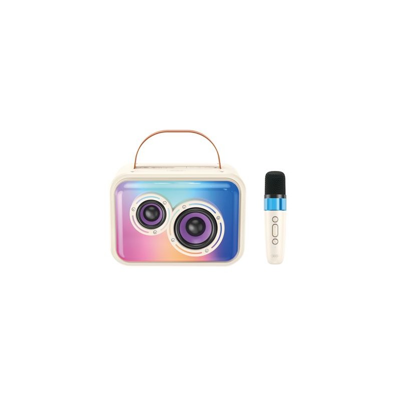 XO F54 Altoparlante per karaoke - Bluetooth 5.3 - 20W - Funzione TWS - Microfono senza fili - Batteria 1800mah - Colore 