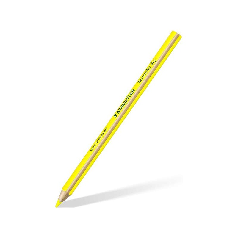 Staedtler Textsurfer Dry 128 64 Matita colorata triangolare fluorescente - mina 4 mm - legno forestale sostenibile - gia