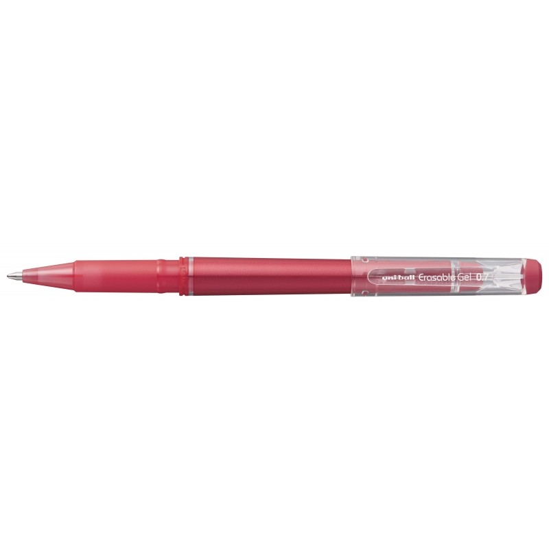 Uni-ball UF-222 Gel Roller cancellabile - Punta a sfera 0.7 mm - Inchiostro termosensibile - Doppia gomma cancellabile -