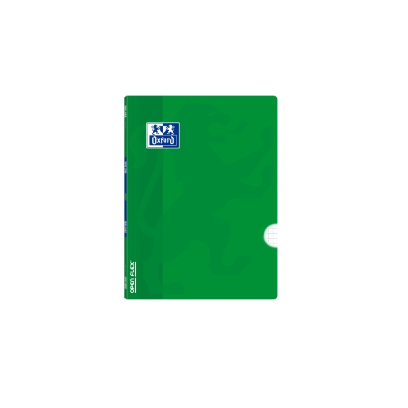 Oxford School Classic Openflex A5+ Quaderno con punti metallici - Copertina in plastica resistente - 48 fogli con margin