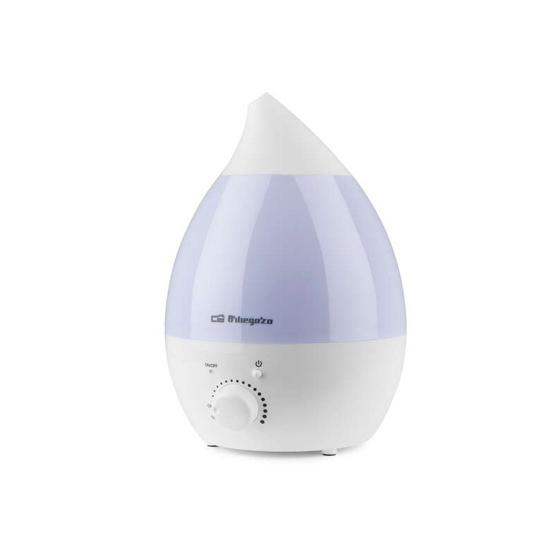 Umidificatore a ultrasuoni Orbegozo HU 2028 - Purifica l'aria e combatte le infezioni - Potente e silenzioso - Vapore fr