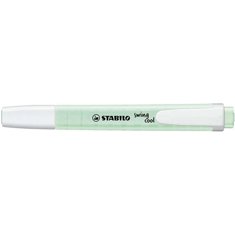 Stabilo Swing Cool Pastel Highlighter - Corpo piatto - Punta smussata - Linea da 1 a 4 mm - Inchiostro a base d'acqua - 