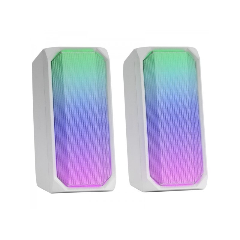 Altoparlanti da gioco Mars Gaming MSRGB - Potenza 15W - RGB FULL MESH - Bluetooth 5.0 - Suono multilivello DSP - Scatola