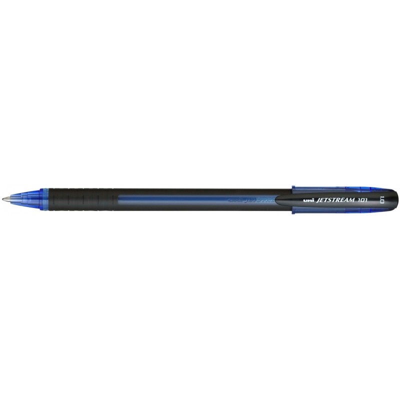 Penna a sfera Uni-ball JetStream SX-101-10 - Punta a sfera da 1 mm - Asciugatura istantanea - Ideale per mancini - Color