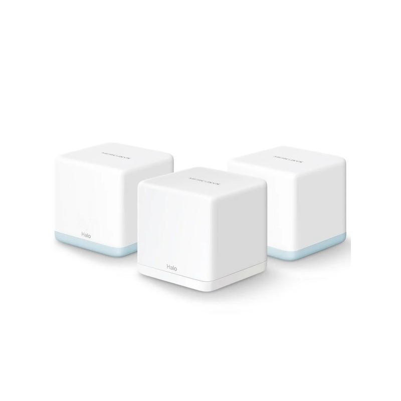 Mercusys H32G 5 Mesh AC1200 Dual Band Wi-Fi System - 3 unità Halo - Copertura fino a 320m² - Bianco