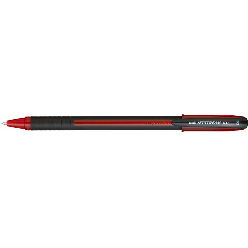 Penna a inchiostro Uni-ball JetStream SX-101-10 - Punta a sfera da 1 mm - Asciugatura istantanea - Ideale per mancini - 
