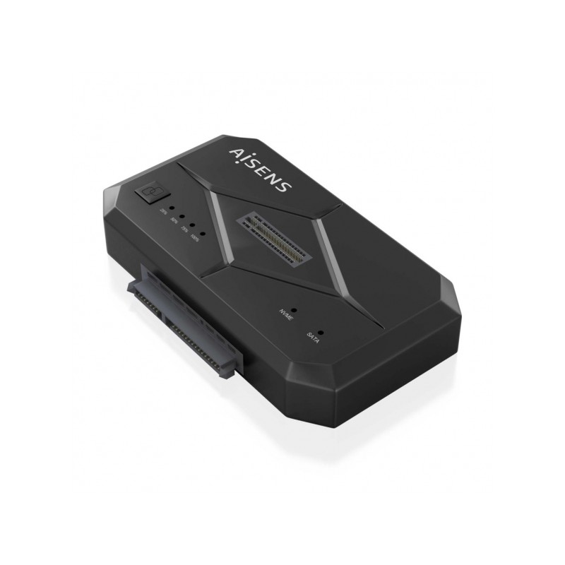 Clonatore di unità disco Aisens Docking Station - Facile installazione - Compatibile con SATA e M.2 NVME - Plug and Pla