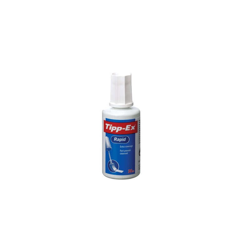 Tipp-Ex Rapid Liquid Concealer 20ml - Formula ad asciugatura rapida - Applicatore in schiuma