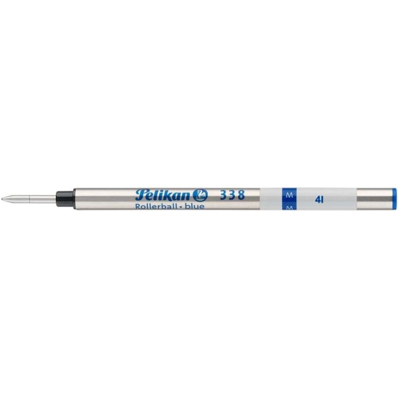 Pelikan Rollerball Refill 338 M - Universale - per penna a sfera 338 - Facile da sostituire - Colore blu
