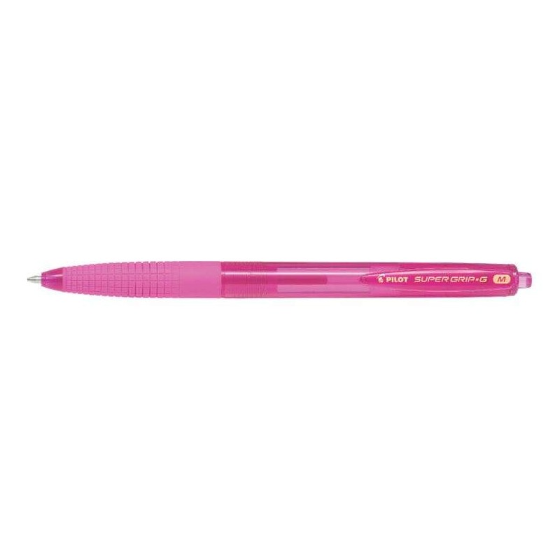 Pilot SuperGrip G Penna a sfera retrattile - Tondo 1.0 mm - Tratto 0.4 mm - Inchiostro a base d'olio - Impugnatura ergon