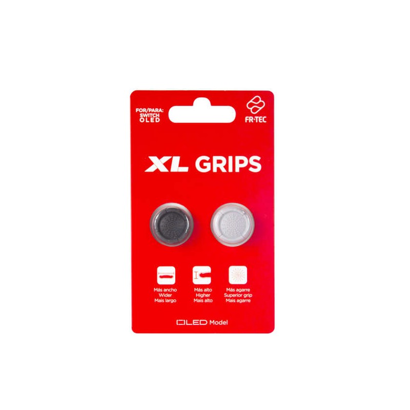 FR-TEC Grips Nintendo Switch Oled XL - Impugnatura di base più grande - Presa e precisione migliorate - Materiale super