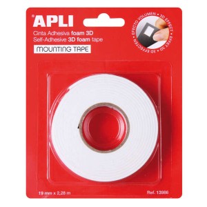 Apli Nastro biadesivo 3D 19...