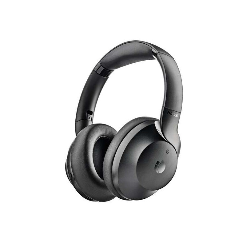 NGS Artica Shake Auricolare Bluetooth 5.3 con microfono - Archetto regolabile - Padiglioni auricolari imbottiti - Autono