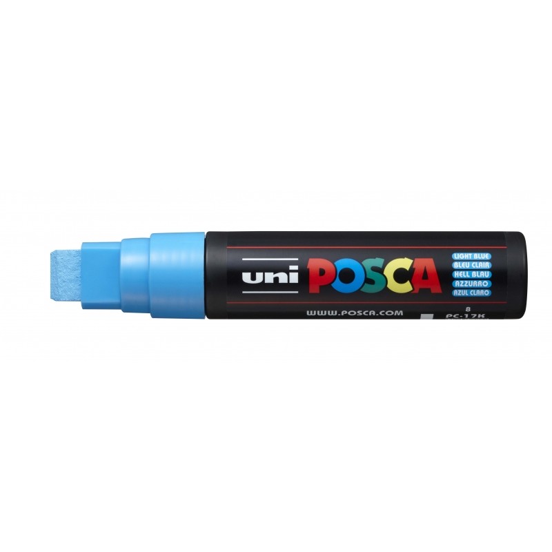 Marcatore a vernice Posca PC-17K - Punta smussata in poliestere 15 mm - Linea molto spessa - Inchiostro a base d'acqua -
