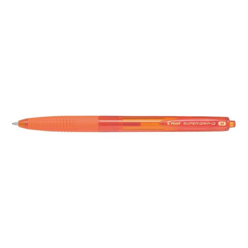 Pilot SuperGrip G Penna a sfera retrattile - Tondo 1.0 mm - Tratto 0.4 mm - Inchiostro a base d'olio - Impugnatura ergon