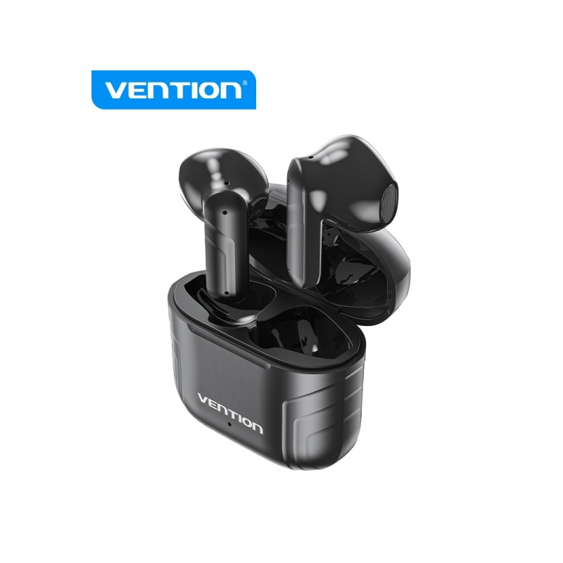 Vention Cuffie Bluetooth 5.3 con custodia di ricarica - Autonomia 5 ore - ELF 05 - Colore nero
