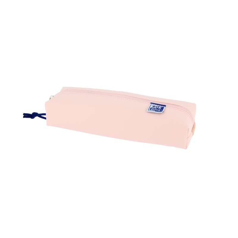 Astuccio rettangolare medio Oxford Live e Go - Materiale imbottito - Banda elastica per fissaggio al notebook - Colore r