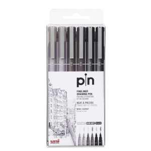 Uni-ball Uni Pin Confezione...