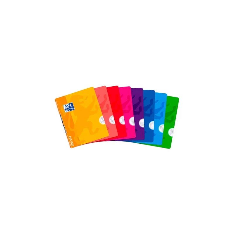 Oxford Openflex A5+ Taccuino con copertina in plastica con punti metallici 48 fogli 4x4 griglie - Copertina in plastica 