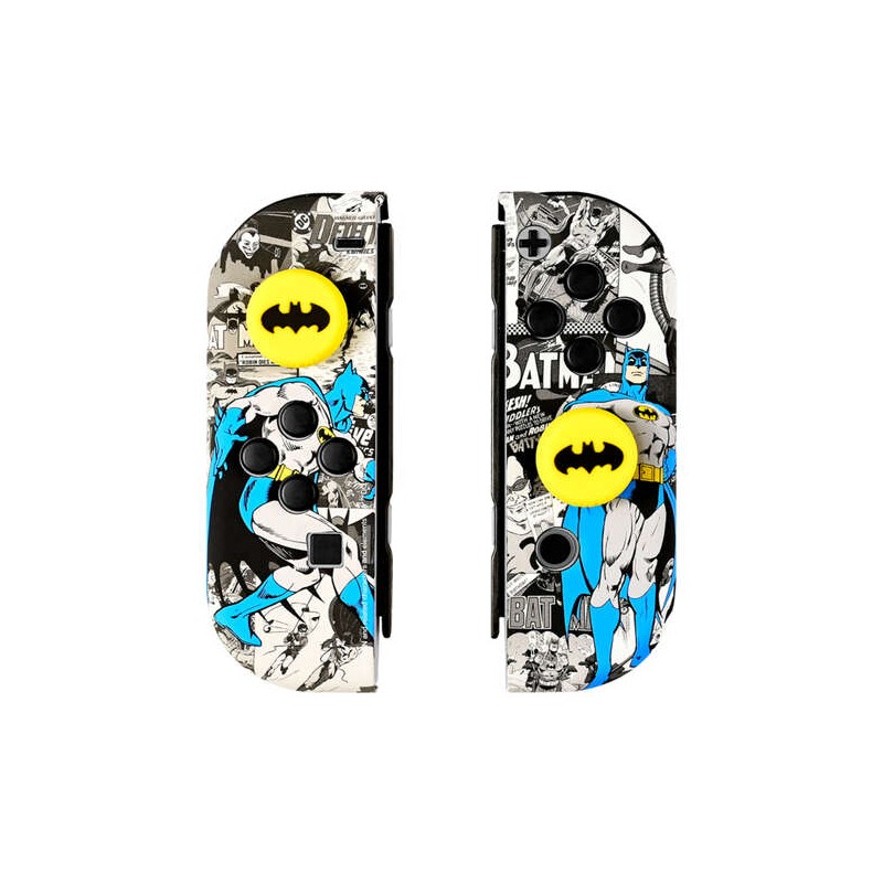 FR-TEC Batman Combo Pack Custodie rigide protettive per i Joycons di Nintendo Switch - Impugnature con logo Batman - Con