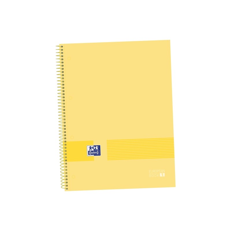 Oxford e You Europeanbook A4+ Hardback - Taccuino da 80 fogli - Formato A4+ - Design a banana